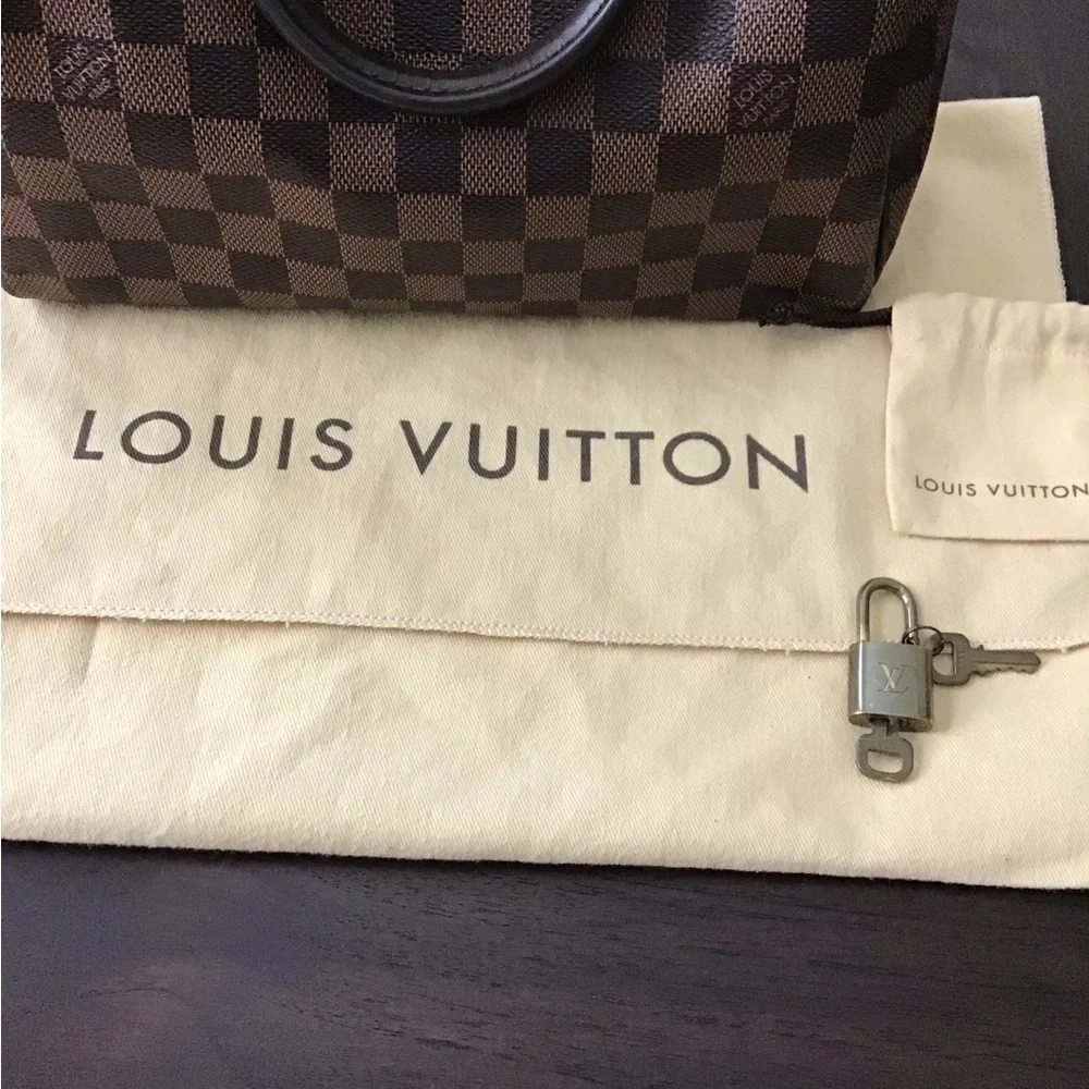 Louis Vuitton Damier Ebene Satchel in Dark Brown Check 25 - Picture 2 of 12